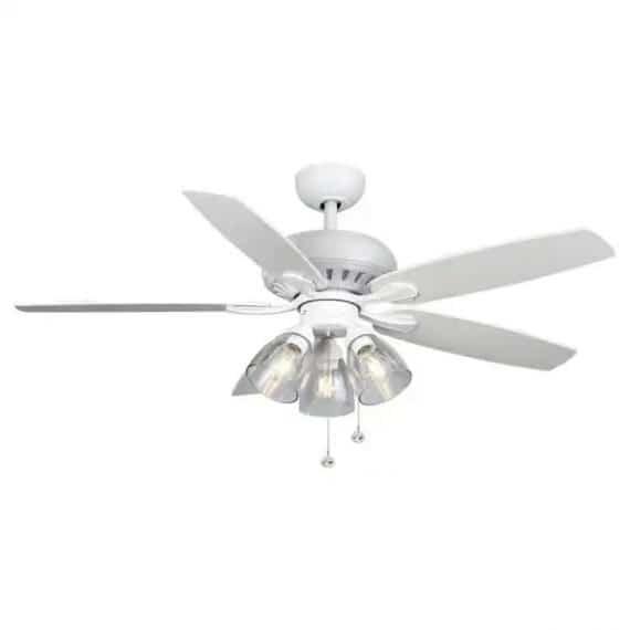 hampton-bay-91852-rockport-52-in-indoor-led-matte-white-ceiling-fan-with-light-kit-downrod-and-5-reversible-blades