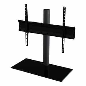 AVF B600BB-A Universal Table Top TV Stand/Base Fixed Position for Most TVs 46 in. to 65 in., Black/Black