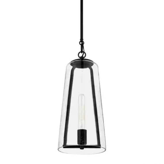 home-decorators-collection-hb3658-05-desmond-1-light-8-in-modern-black-hanging-pendant-light-fixture-with-smoke-seedy-glass-shade