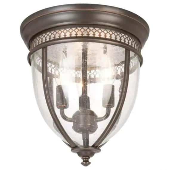 superhunter-jlb-edl-el0075-11-in-oil-rubbed-bronze-flush-mount-fixture-with-clear-seeded-glass-shade