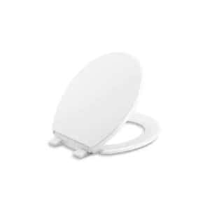 KOHLER K-R22112-0 Wellworth Round Closed Front Toilet Seat in White