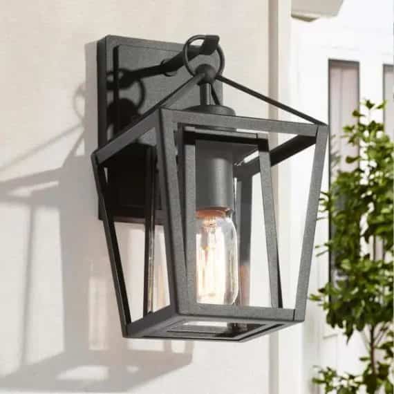 uolfin-k7njbvhd24365vm-modern-farmhouse-outdoor-wall-light-arie-1-light-industrial-black-cage-outdoor-lantern-sconce-with-clear-glass-shade