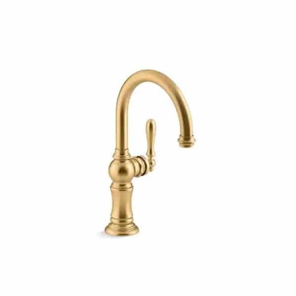 KOHLER 992642MB Artifacts singlehandle bar sink faucet with 131/16
