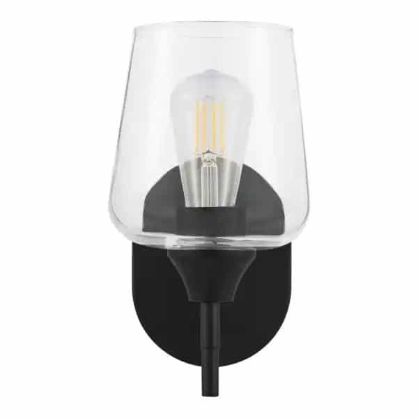 hampton-bay-gs-w070803bk-pavlen-5-5-in-1-lights-black-sconce-with-clear-glass-shade