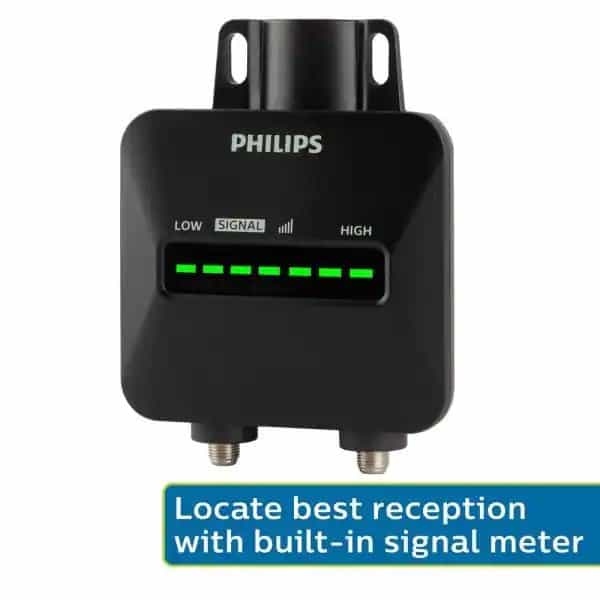 Philips SDV9119N/27 Universal Outdoor HDTV Antenna Amplifier with Built
