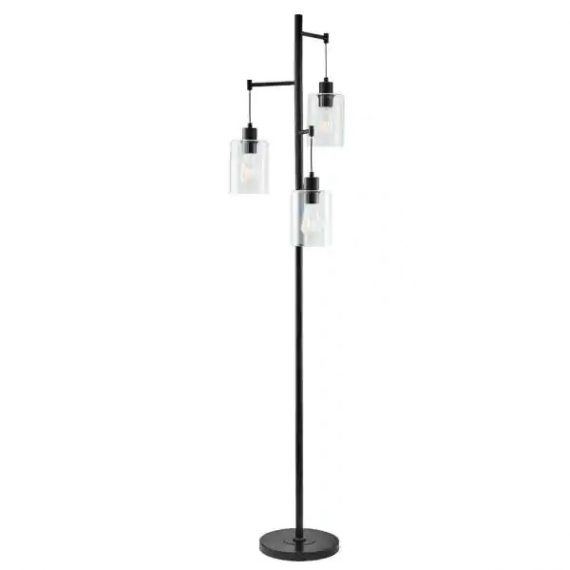merra-ptl-1719-00-bnhd-1-65-in-black-industrial-floor-lamp-with-hanging-glass-shades-3-light