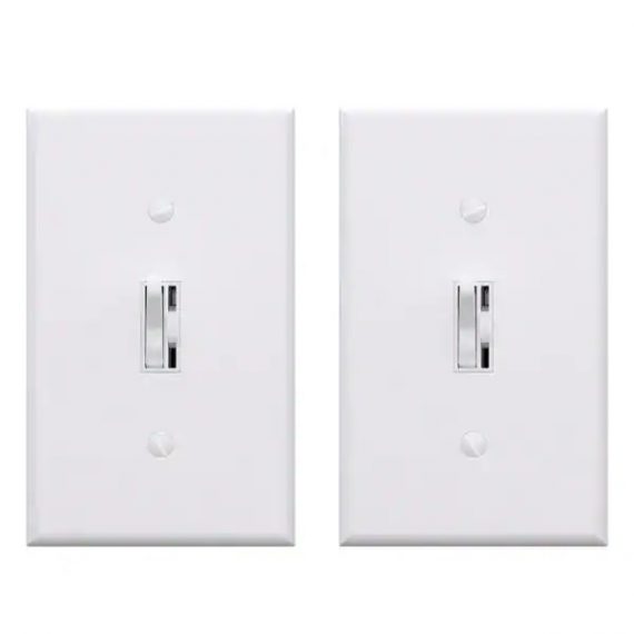 ELEGRP DM101SWH2 Toggle Dimmer Switch for Dimmable LED, CFL and