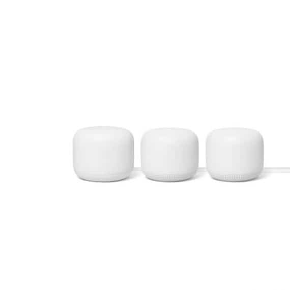 google-ga00823-us-nest-wifi-mesh-router-ac2200-and-2-points-with-google-assistant-3-pack