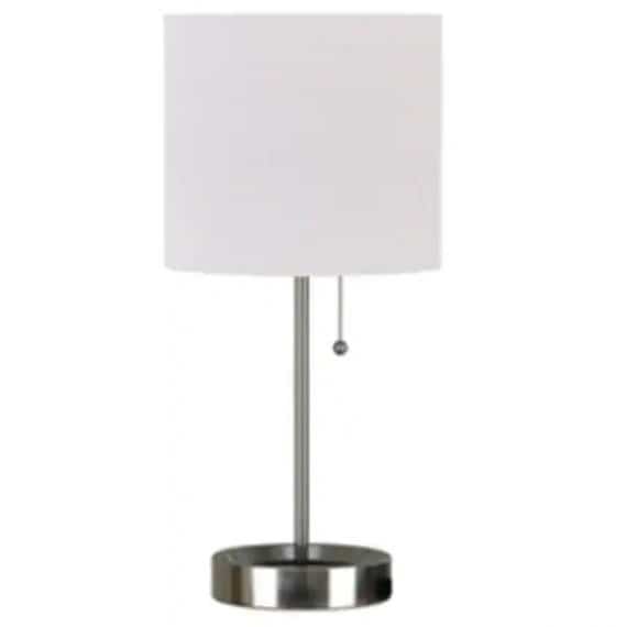 hampton-bay-22169-000-17-in-brushed-nickel-table-lamp-with-power-outlet