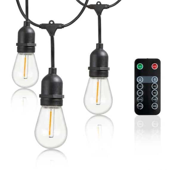 newhouse-lighting-cstringleddim-outdoor-48-ft-plug-in-s14-edison-bulb-led-string-light-with-wireless-265w-dimmer-remote-control-extra-bulb-black
