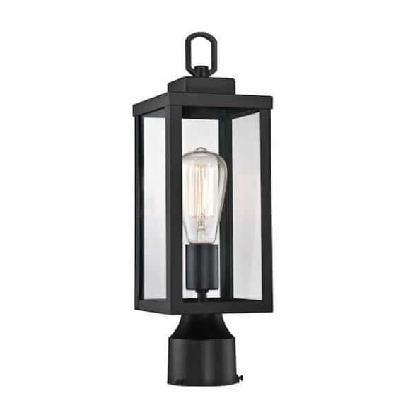 hukoro-fay-us-od-143-b-1-1-light-black-outdoor-post-light-kits-head-with-clear-glass-shade