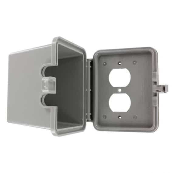 leviton-5996-dgy-1-gang-raintight-while-in-use-duplex-outlet-device-mount-horizontal-cover-with-extra-deep-lid-gray