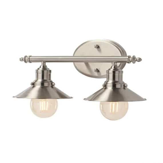 Home Decorators Collection HD8002 BN Glenhurst 16 in. 2Light Brushed