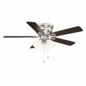 Clarkston SW18030 BN II 44 in. LED Indoor Brushed Nickel Ceiling Fan with Light Kit
