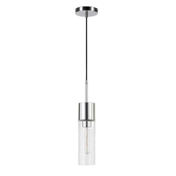 meyercross-pd0584-lance-1-light-polished-nickel-pendant-with-seeded-glass-shade