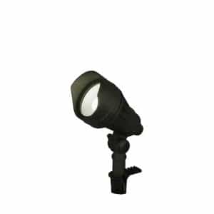 Hampton Bay IWH1501L-3 9.8-Watt Millennium Black Adjustable Light Color Outdoor Integrated LED Landscape Flood Light