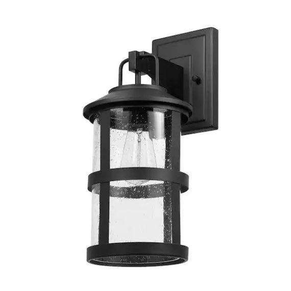 globe-electric-44732-penelope-1-light-matte-black-hardwired-outdoor-indoor-wall-lantern-sconce-with-seeded-glass-shade