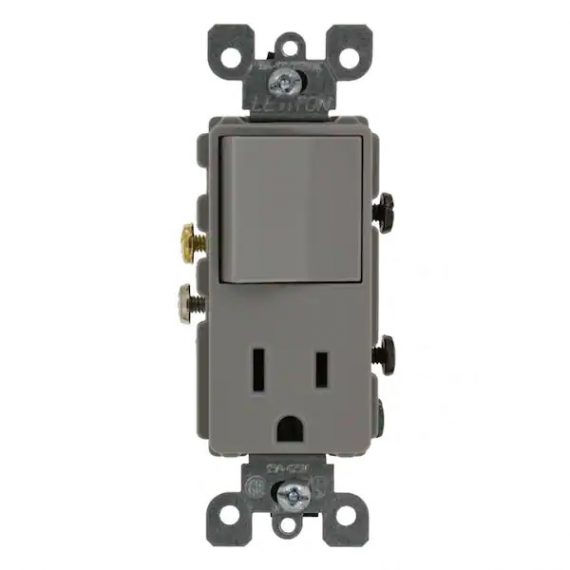 leviton-5625-gy-15-amp-decora-commercial-grade-combination-single-pole-rocker-switch-and-receptacle-gray