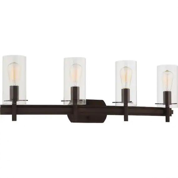 volume-lighting-2024-79-regina-4-light-8-in-antique-bronze-indoor-bathroom-vanity-wall-sconce-or-wall-mount-with-clear-glass-cylinder-shades