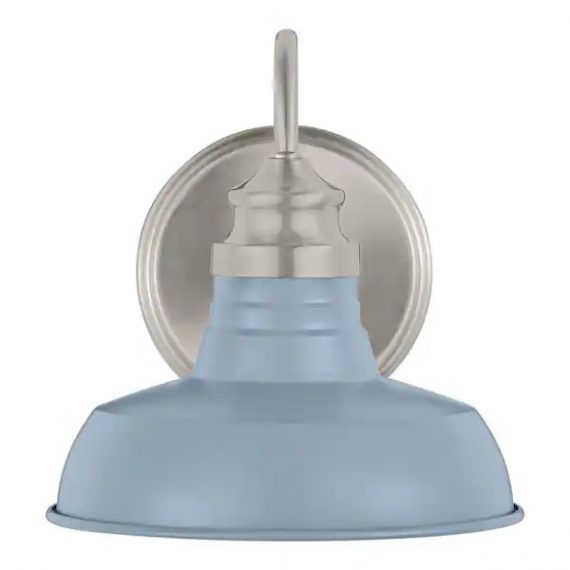 hampton-bay-hb3670-339-7-63-in-elmcroft-1-light-brushed-nickel-farmhouse-wall-mount-sconce-light-with-slate-blue-metal-shade