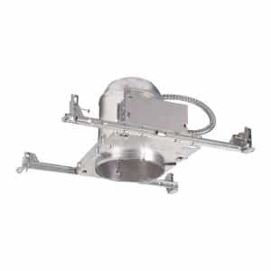 Halo H7ICAT-6PK H7 6 in. Aluminum Recessed Lighting Housing for New Construction Ceiling, Insulation Contact, Air-Tite (6-Pack)