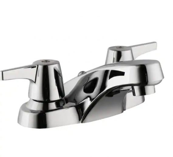 glacier-bay-aragon-1002-974-554-4-in-centerset-2-handle-low-arc-bathroom-faucet-without-pop-up-drain-in-chrome