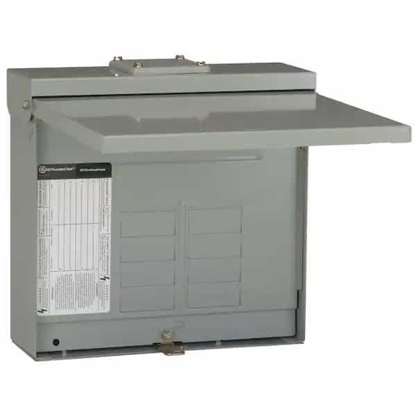 GE TLM812RCUP PowerMark Plus 125 Amp 8-Space 16-Circuit Outdoor Main Lug Circuit Breaker Panel