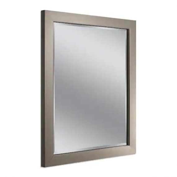 deco-mirror-8882-modern-26-in-w-x-32-in-h-framed-rectangular-beveled-edge-bathroom-vanity-mirror-in-brush-nickel