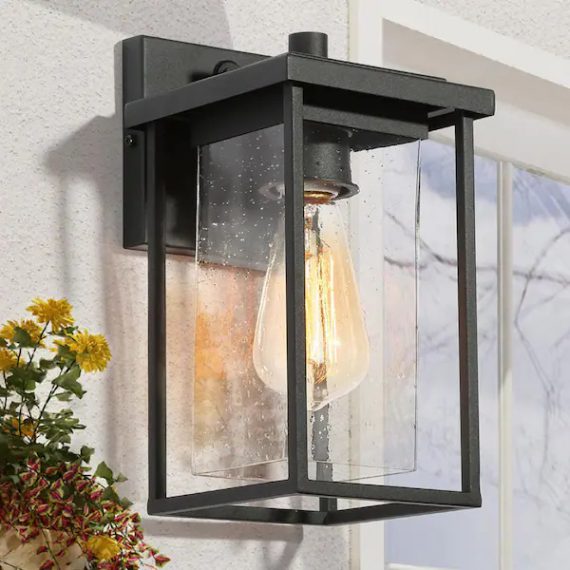 lnc-a7vb2ehd1474078-modern-black-outdoor-wall-sconce-1-light-rustic-cage-wall-lantern-for-patio-with-square-seeded-glass-shade