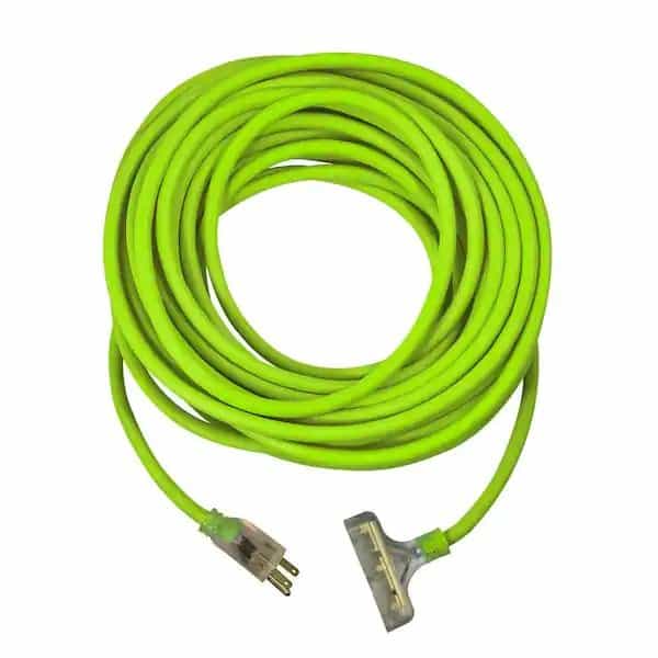 USW 100 ft. 12/3 Triple Tap Cold Weather Extension Cord