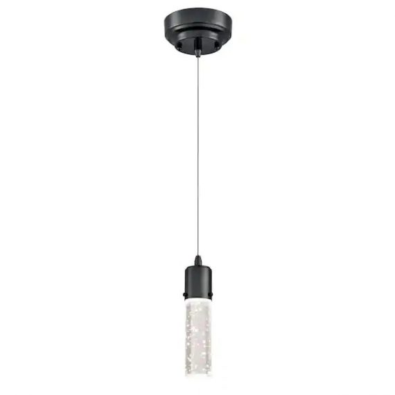 westinghouse-6355400-cava-40-watt-equivalent-gun-metal-integrated-led-mini-pendant-with-bubble-glass