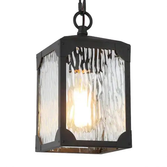 lnc-ayzabvhd14371q7-modern-matte-black-outdoor-pendant-light-square-1-light-cage-lantern-hanging-light-with-water-glass-shade