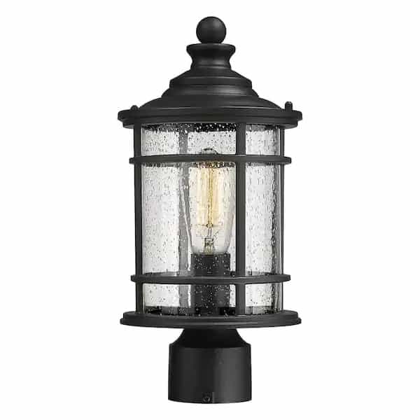 jazava-hdxe229p-bkdm-14-9-in-1-light-black-metal-hardwired-outdoor-waterproof-pier-mount-light-with-bulb-no-bulbs-included