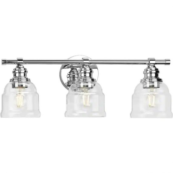 Progress Lighting P300375015 Ambrose 21 in. 3Light Polished Chrome