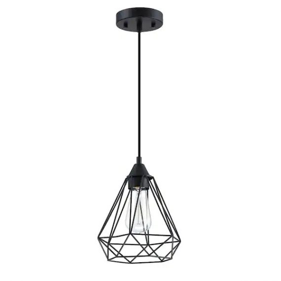 hukoro-f51381-bk-alfa-1-light-cage-mini-pendant-light-with-matte-black-finish