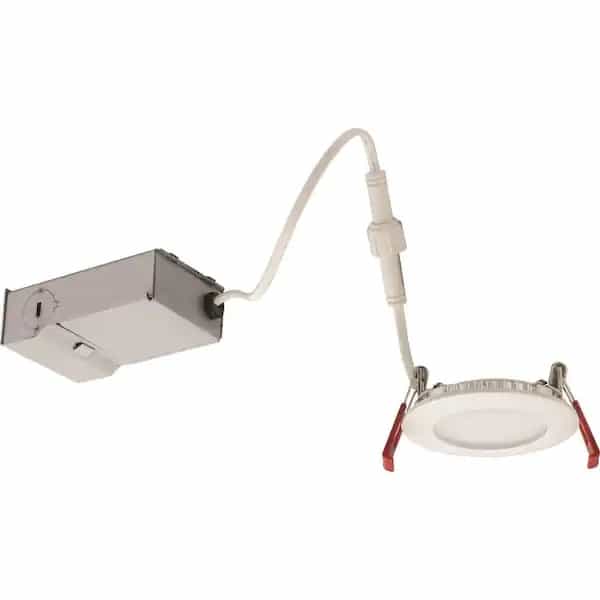 Lithonia Lighting WF3 LED 30K MW M6 WF3 Wafer 3 in. White Integrated LED Recessed Kit 3000K