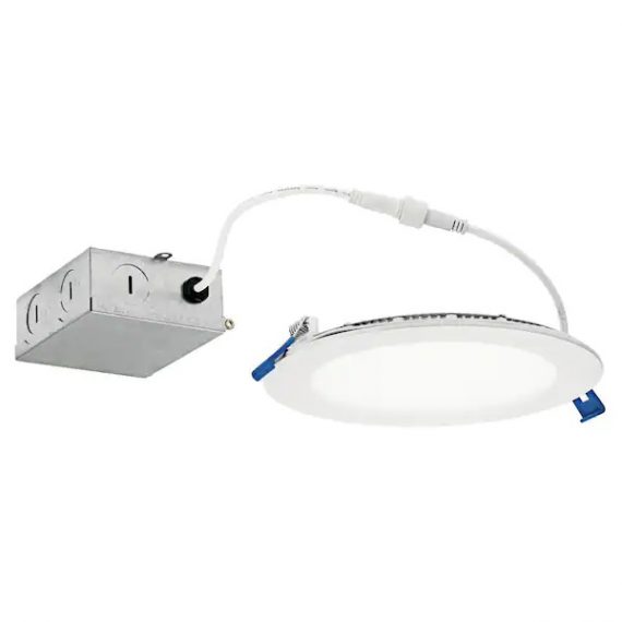 kichler-dlsl06r2790wht-direct-to-ceiling-6-in-round-slim-canless-27k-new-construction-or-remodel-integrated-led-recessed-light-kit