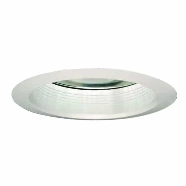 Halo 30WATH 30 Series 6 in. White Recessed Ceiling Light Fixture trim with Air-Tite Baffle and Clear Reflector
