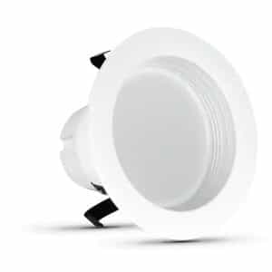 Feit Electric LEDR4B/950CA/MP/6/6 4 in. 50-Watt Equivalent Daylight CEC Title 24 Integrated LED Retrofit White Recessed Light Trim Downlight (6-Pack)