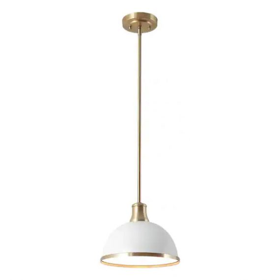 globe-electric-60824-beckett-1-light-matte-white-pendant-light-with-metal-shade-and-matte-brass-accents