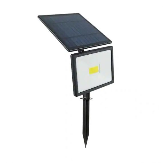brightest-solar-3-7-volt-black-led-spotlight-with-500-lumens-50-watt-equivalent-6000k-cool-white