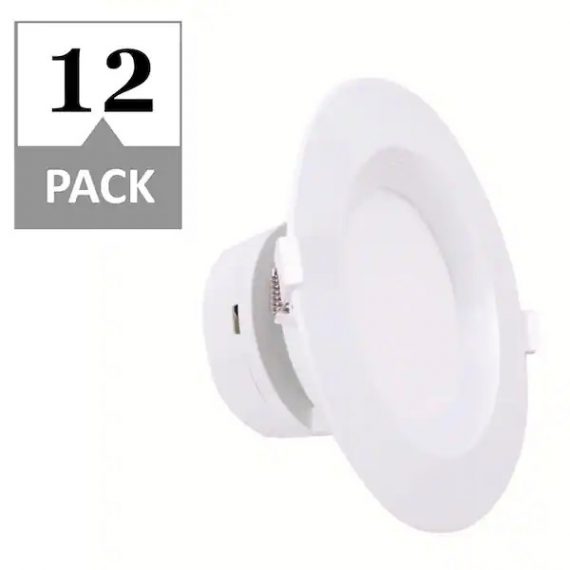 simply-conserve-l9dl630d-6-in-canless-3000k-new-construction-or-remodel-ic-rated-integrated-led-recessed-kit-12-pack