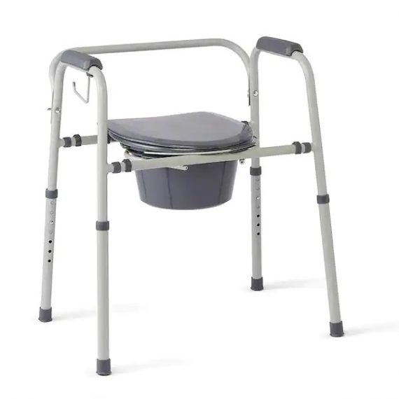 medline-mds89664kdmbg-steel-3-in-1-bedside-commode-portable-toilet-with-microban-antimicrobial-protection