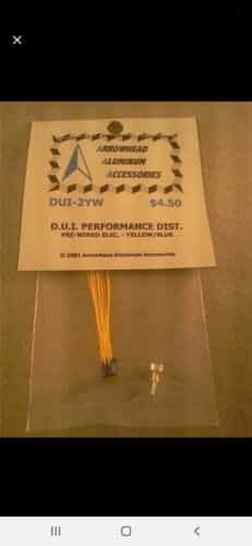 D.U.I. Performance Distributor ~ Pre-Wired Electronic (Yellow/Blue)