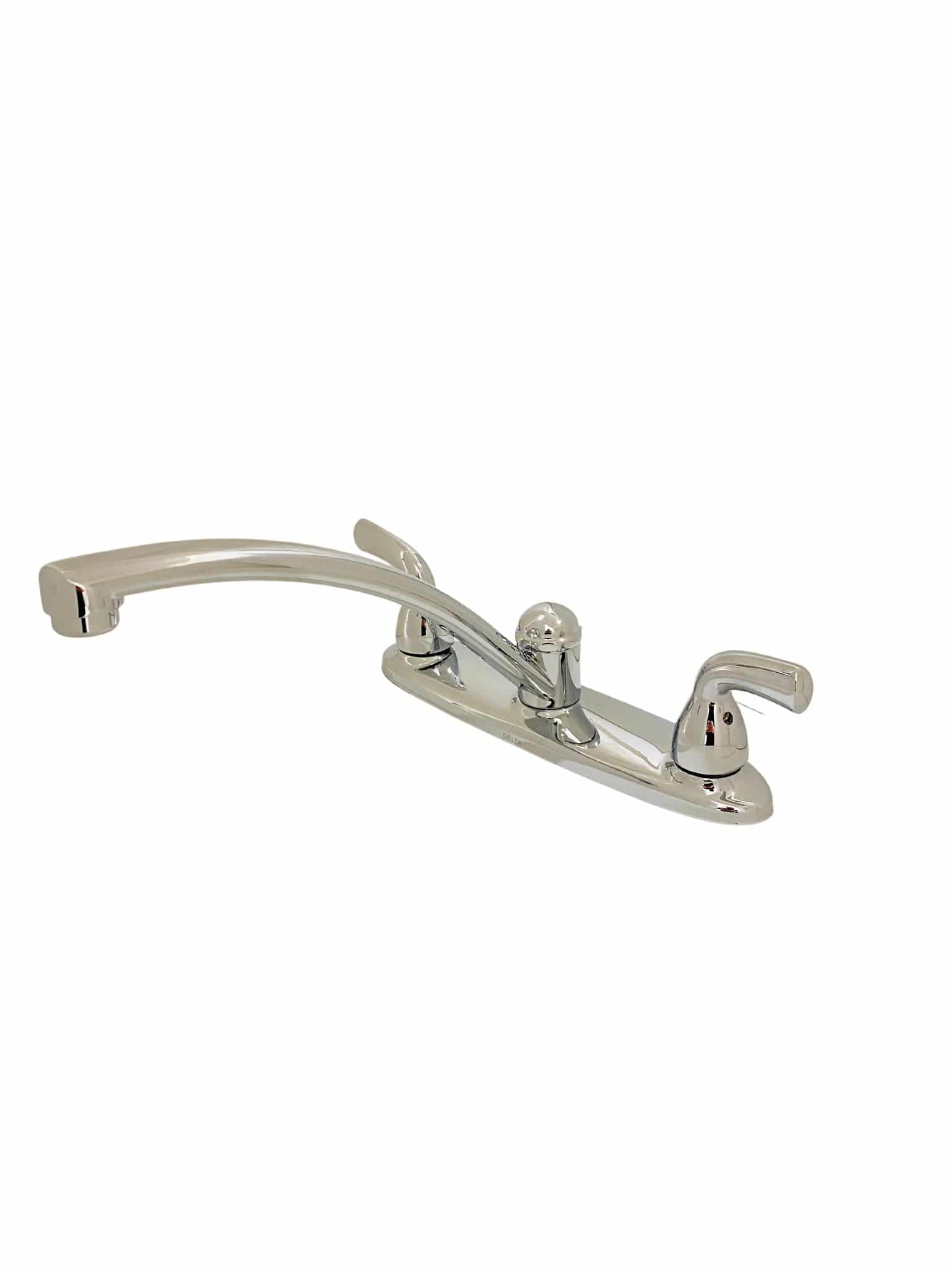 Delta B2310LF Foundations 2-Handle Standard Kitchen Faucet in Chrome