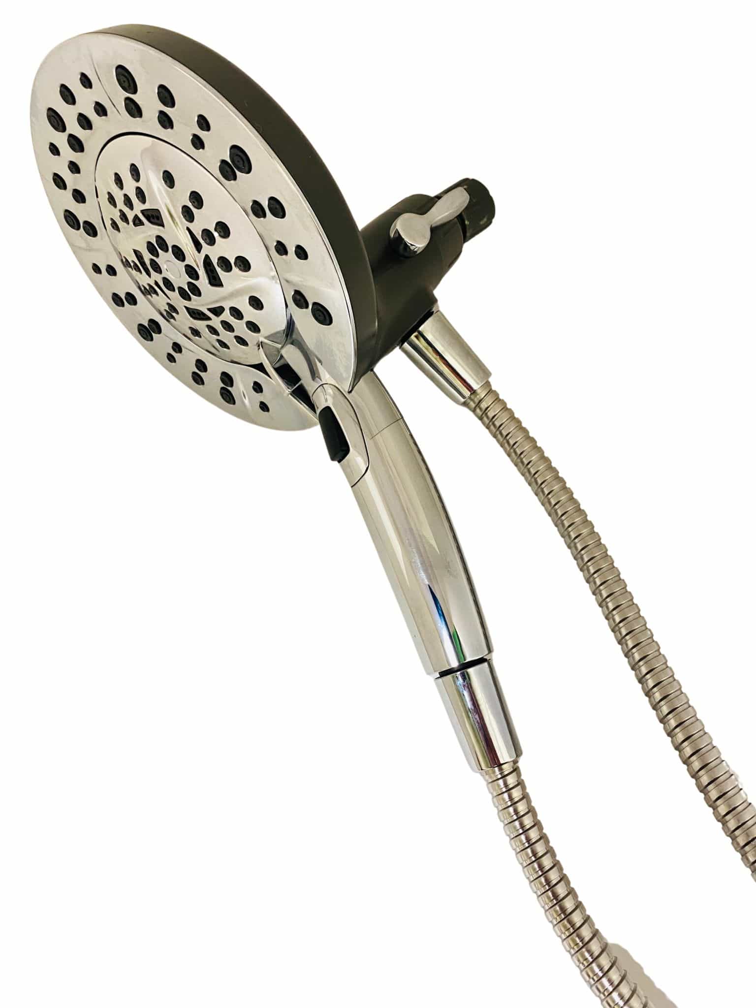 Delta 75585 In2ition Two-in-One 5-Spray Patterns 6.63 in. Wall Mount Dual Shower Heads in Chrome