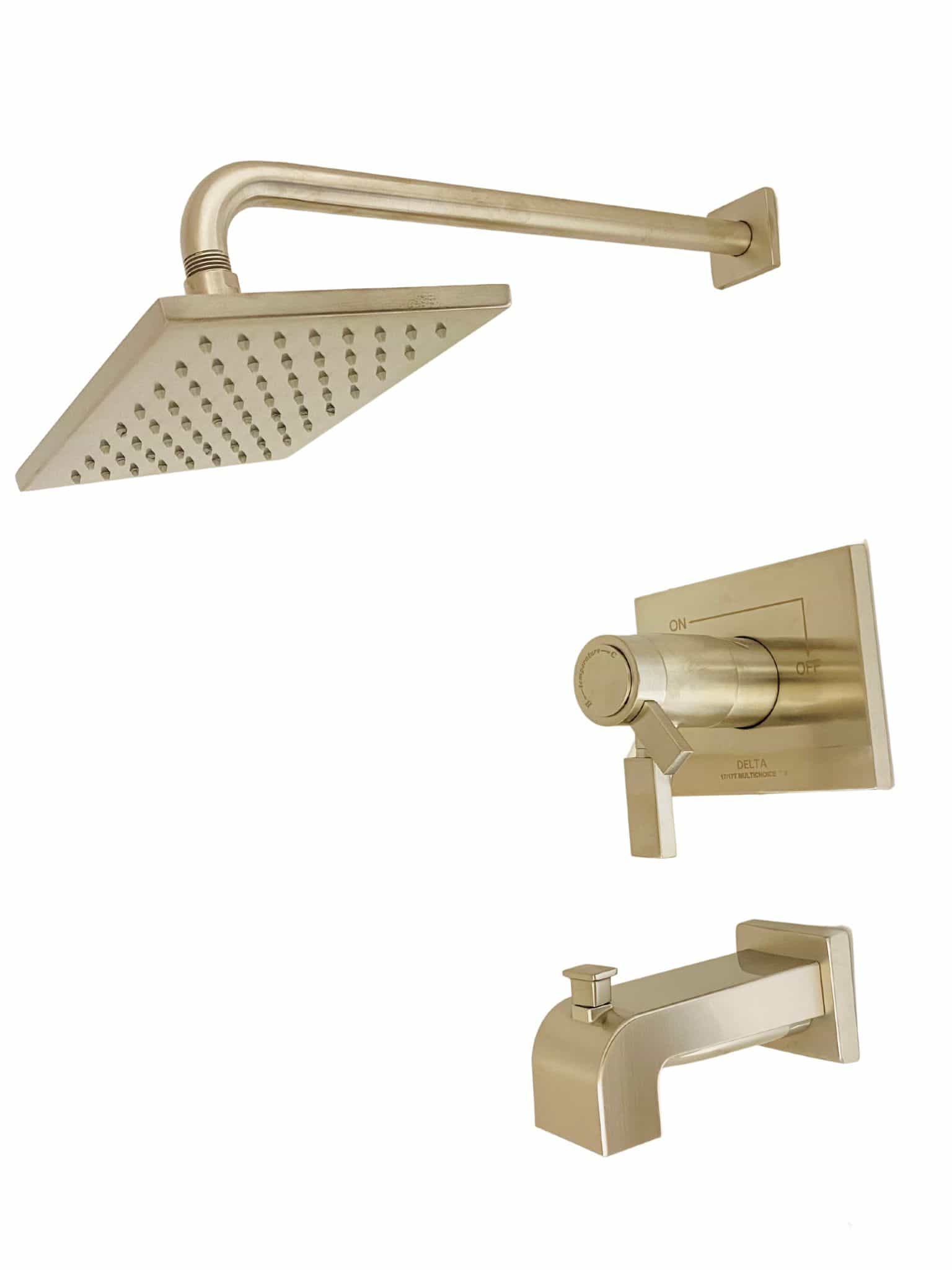 Delta T17T453-SS-WE Vero TempAssure 17T 1-Handle Tub and Shower Faucet Trim Kit in Stainless (Valve Not Included)