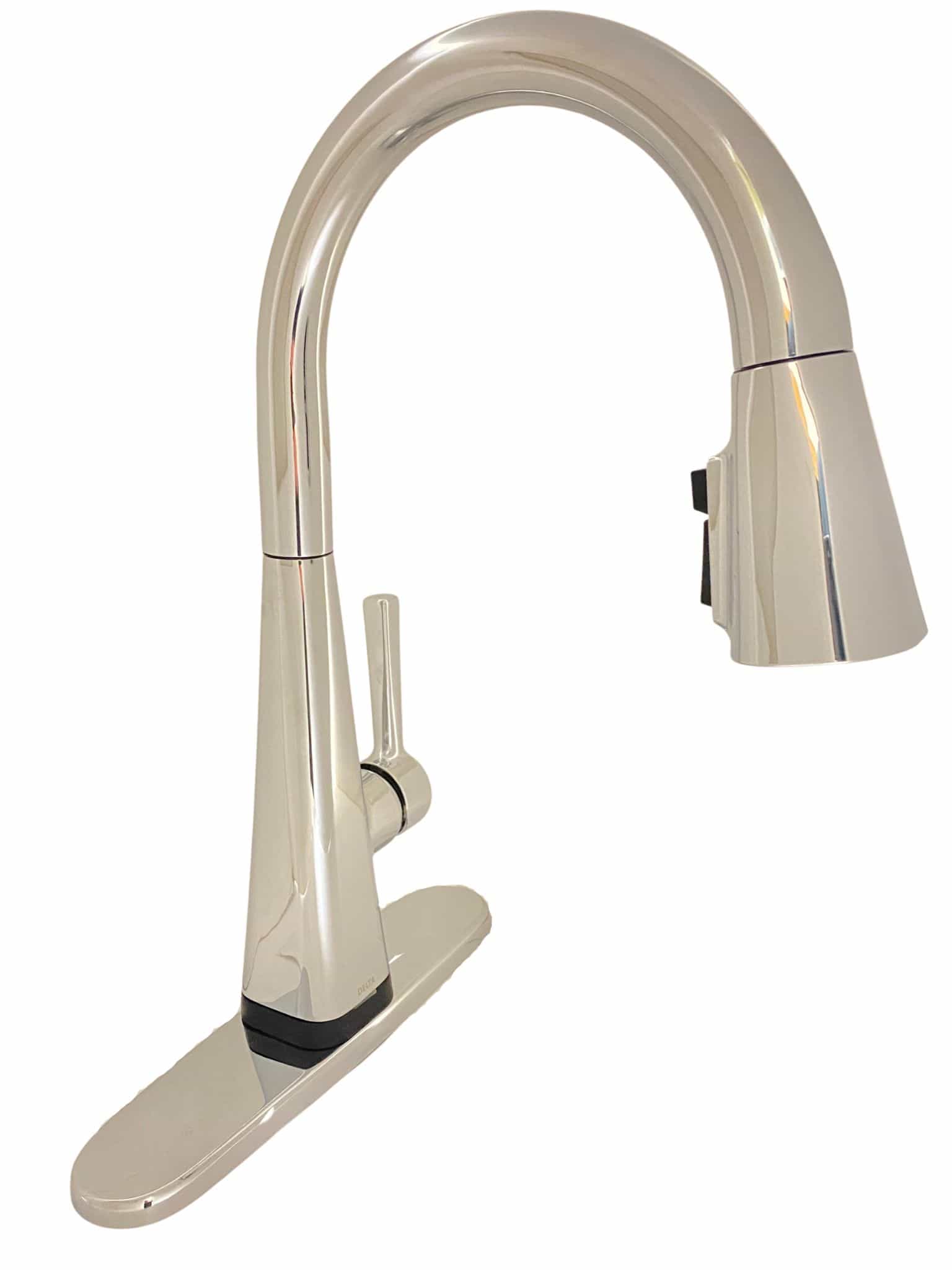 Delta 19802TZ-DST Lenta Touch Single-Handle Pull-Down Sprayer Kitchen Faucet with ShieldSpray Technology in Chrome
