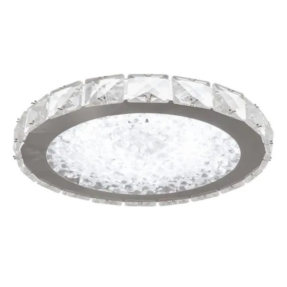 lamqee-06ftl0173bbk-crystal-12-6-in-18-watt-chrome-integrated-led-flush-mount-round-ceiling-light-for-kitchen-bedroom-bathroom-hallway