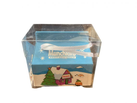 dunkin-donut-box-of-munchkins-christmas-ornament-new-old-stock